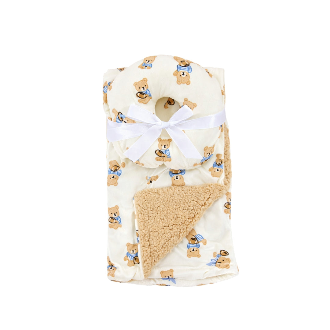 Set Cobija Con Almohada Estampado Nilño