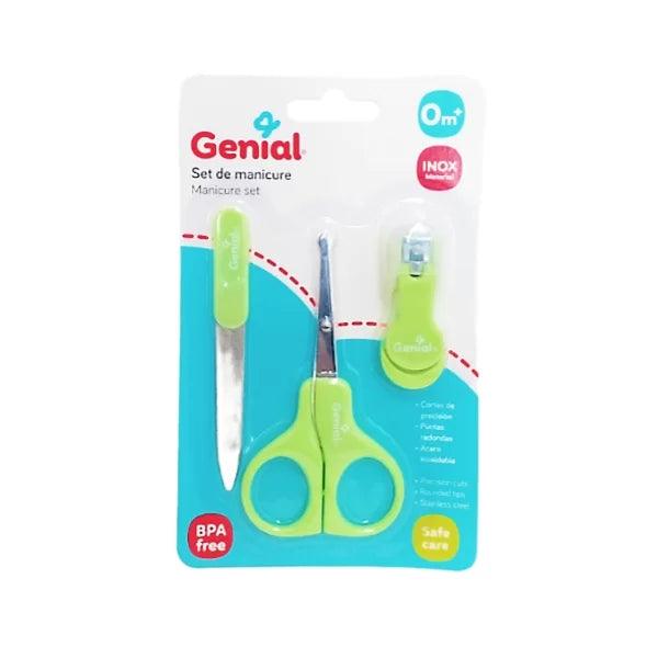 Set De Manicure 3 Piezas Genial Verde