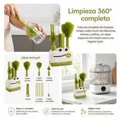 Set Lava Teteros Cocodrilo usos