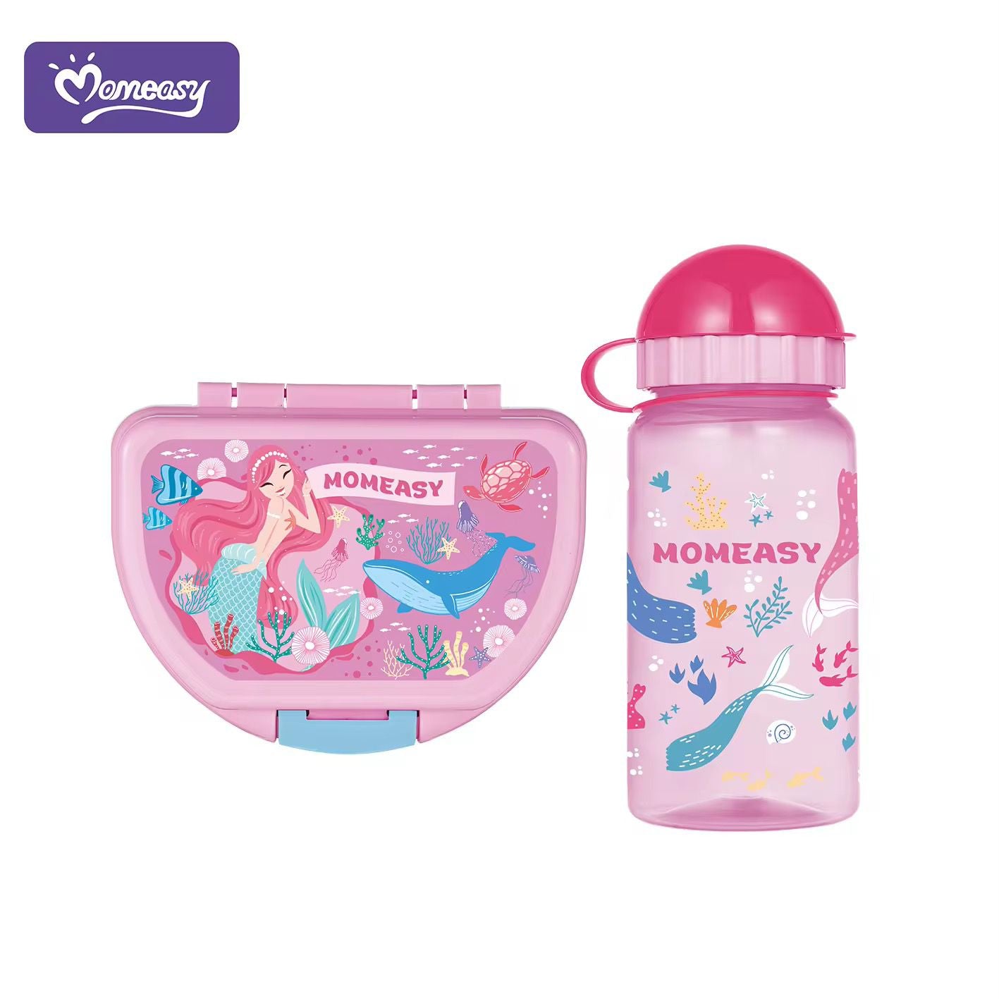 Set Lonchera Con Termo ROSA
