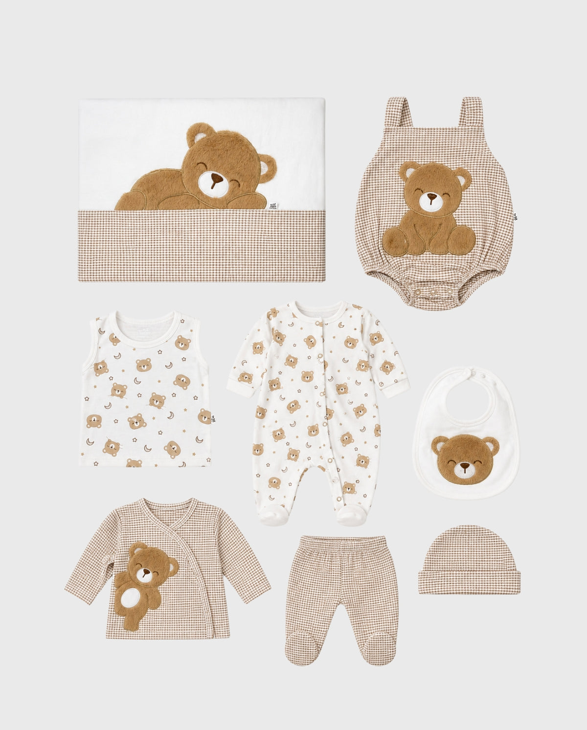 Set Primer Dia Detalle Oso Café