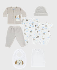 Set Primer Dia Estampado Dog Beige