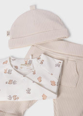 Set Regalo Primer Dia Conejo Beige Mayoral DETALLE