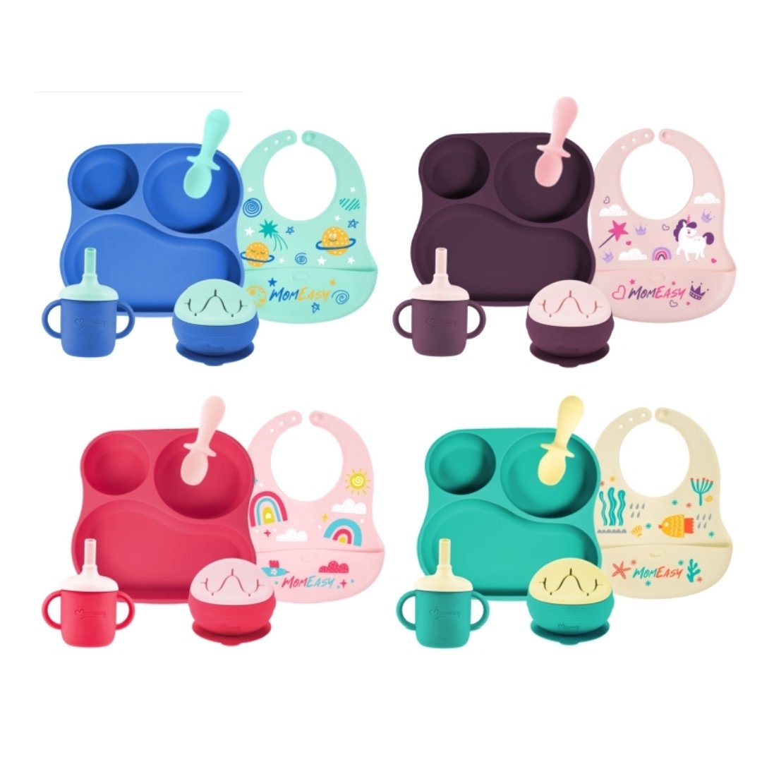 Set Vajilla 5 En 1 De Silicona