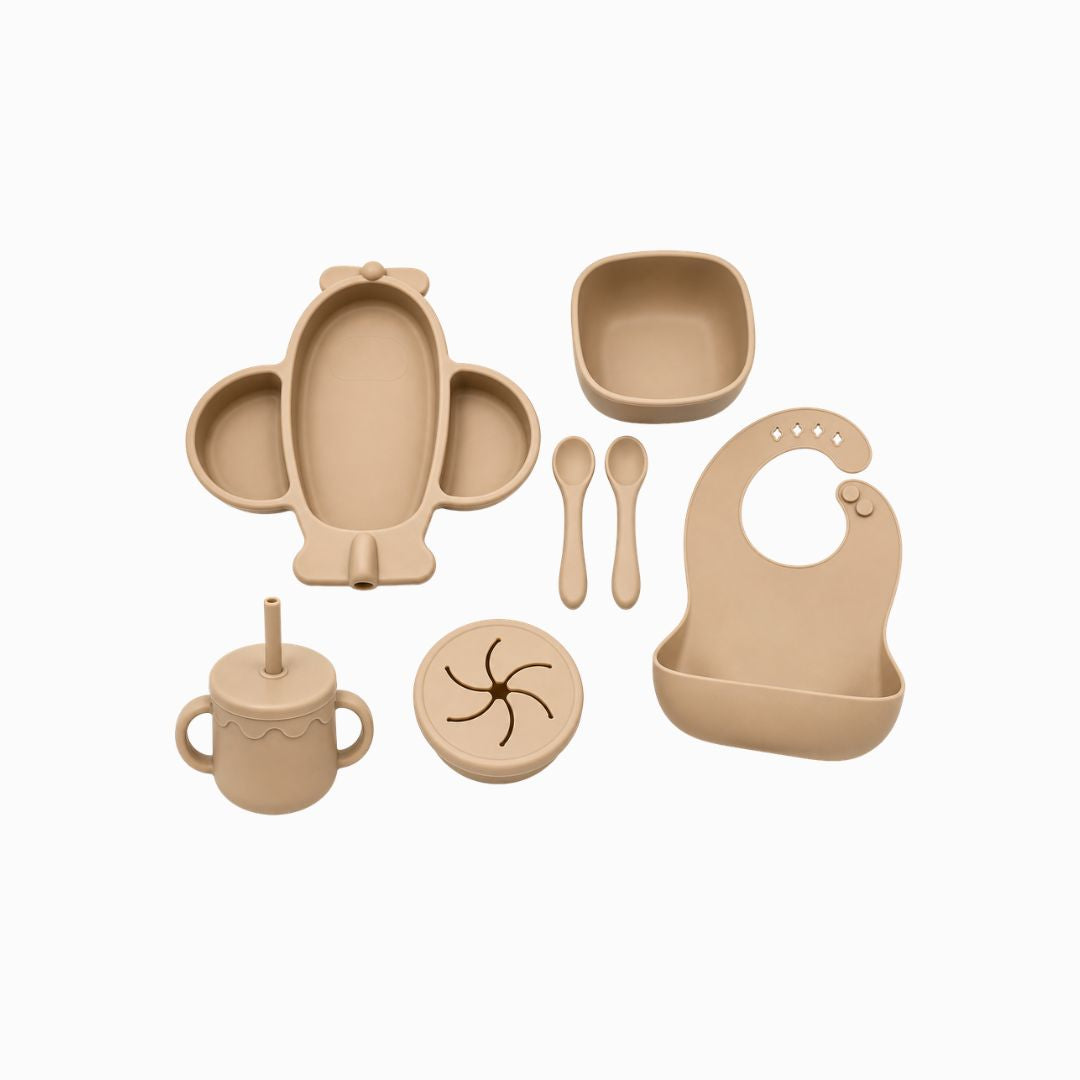 Set Vajilla en Silicona Avion cafe