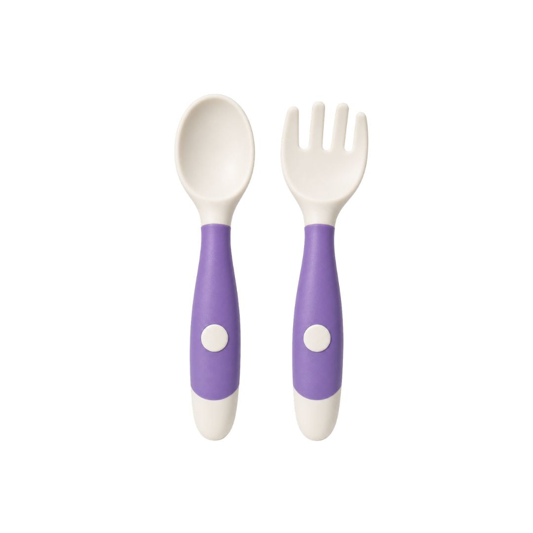 Set de Cubiertos Combinado lila