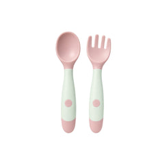 Set de Cubiertos Combinado rosa