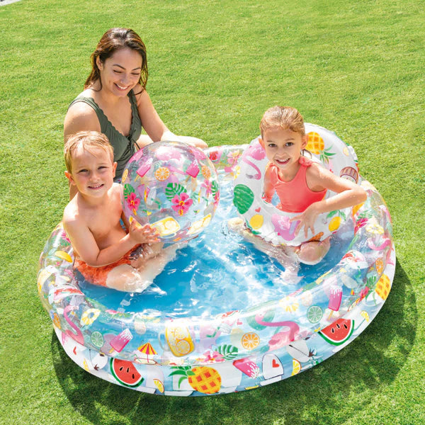 Set de Pisina Con Flotador y Balon