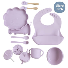 Set de Vajilla Silicona Alimentación León