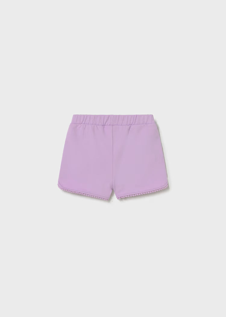 Short Básico Chándal Lila Mayoral frontal