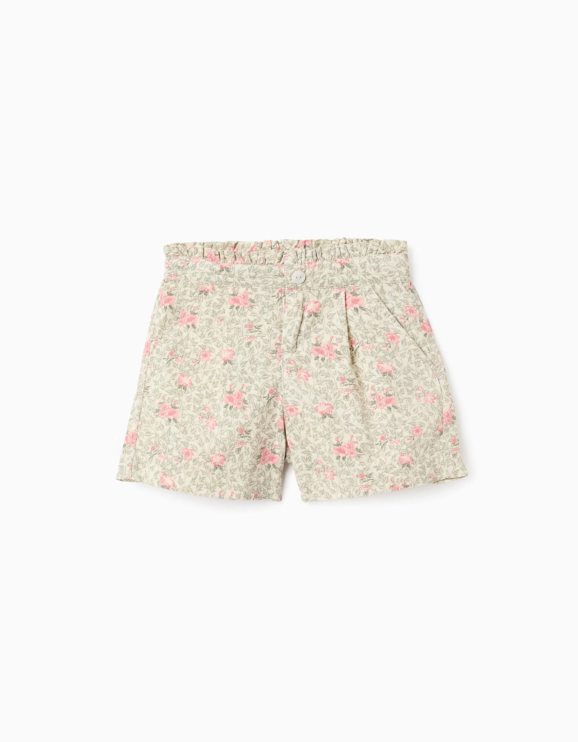 Shorts EstampadooFlores Beige Zippy diseño