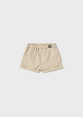 Shorts Lino Con Bolsillos Beige Mayoral DISEÑO