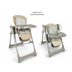 Silla Comedor 2 En 1 Switch Gris Bebesit