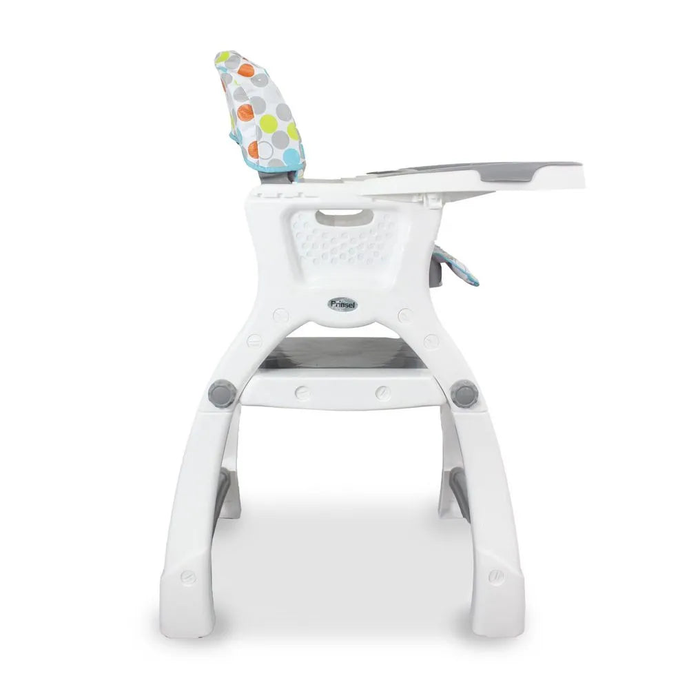 Silla Comedor Bebe Kinder City 2 en 1 Gris
