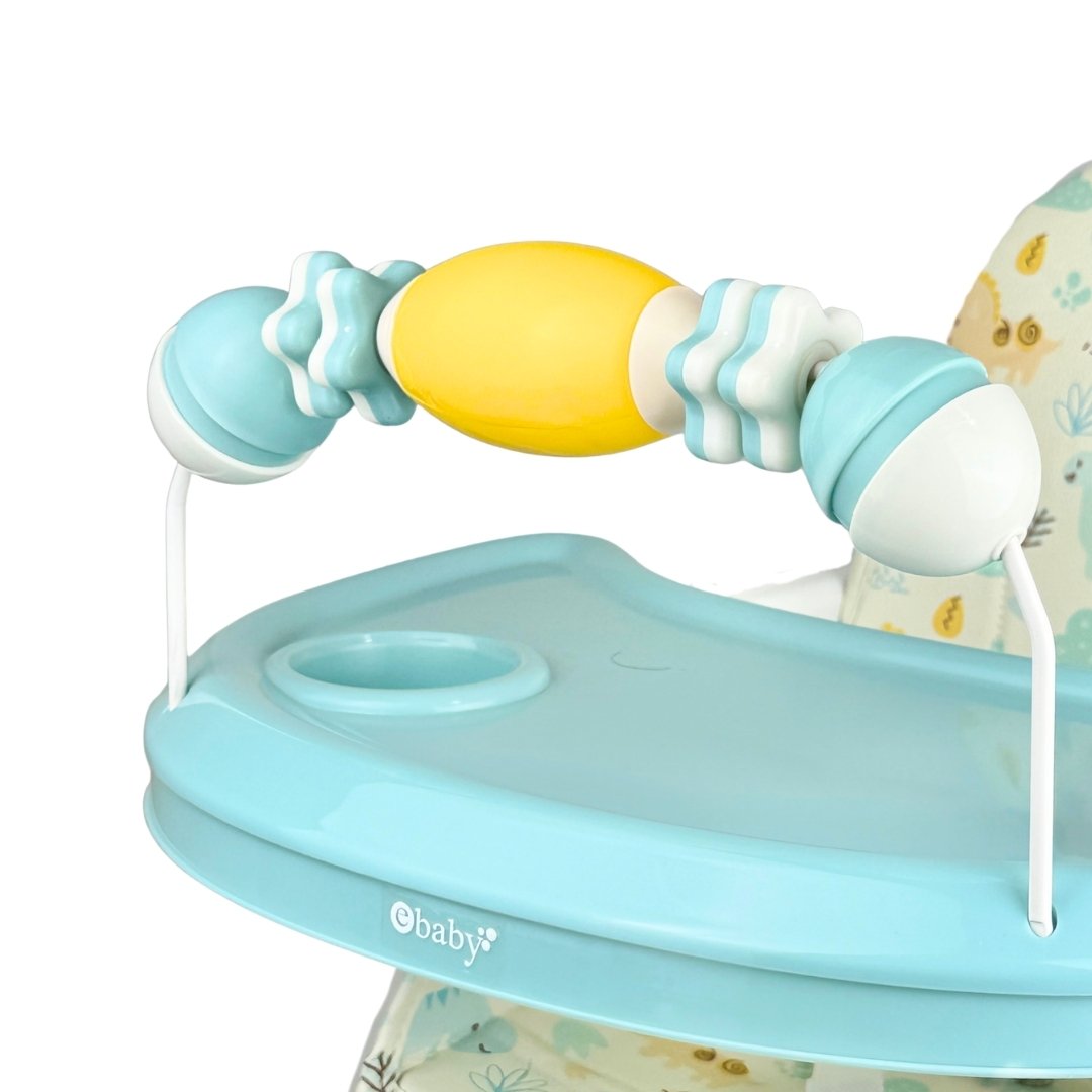 Silla Comedor Shine 4 en 1 Verde Ebaby® Juegos