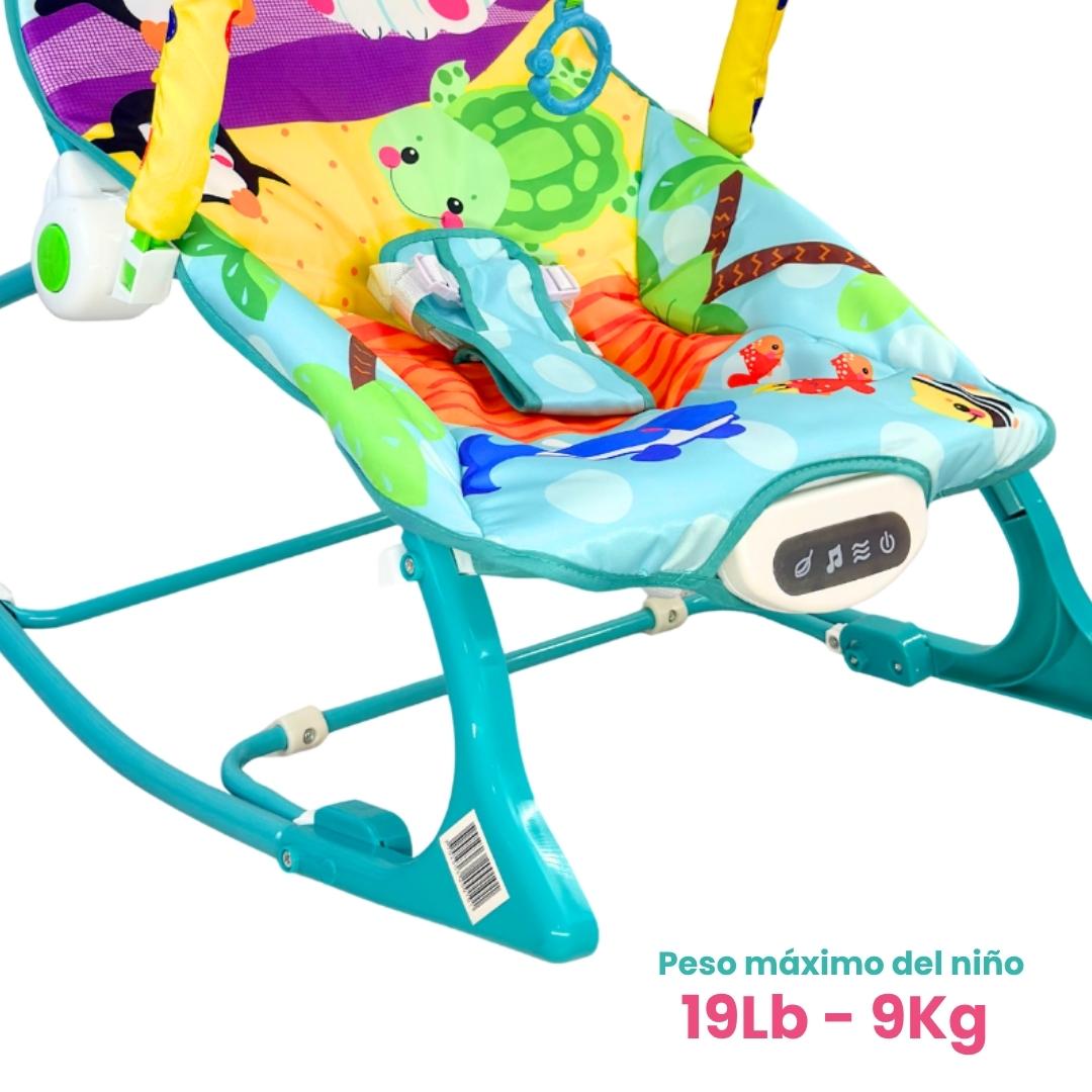 Silla Mecedora Rocker Monos Con Panel Táctil Animales