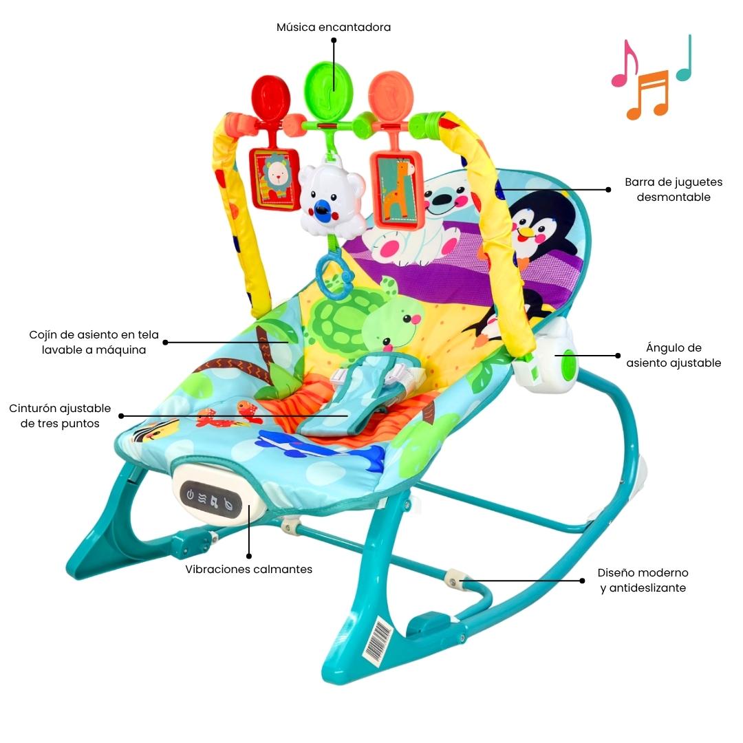 Silla Mecedora Rocker Monos Con Panel Táctil Travesuras