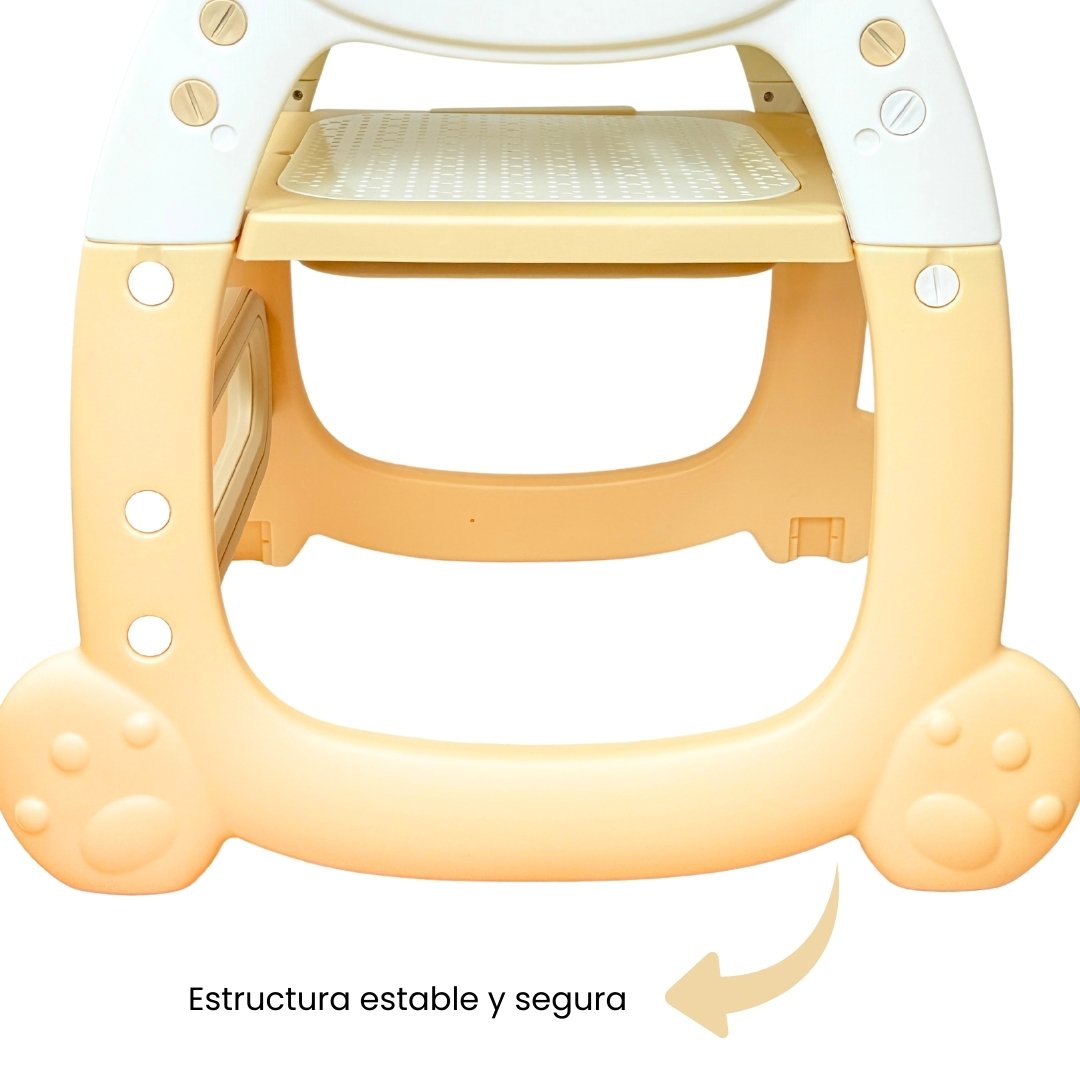 Silla Comedor 2 en 1 Baby Shower Beige Segura