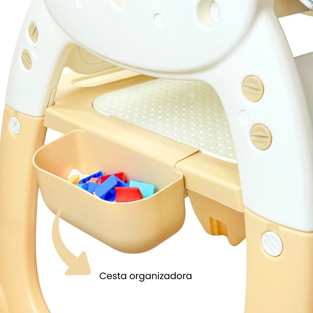 Silla Comedor 2 en 1 Baby Shower Beige Comodidad
