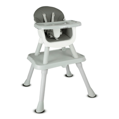 Silla Comedor Escritorio 3 en 1 Fussion Gris Bebesit
