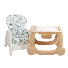 Silla Comedor 4 en 1 Escritorio Beige