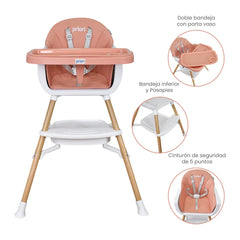 Silla Comedor Executive Rosa Priori detalles 