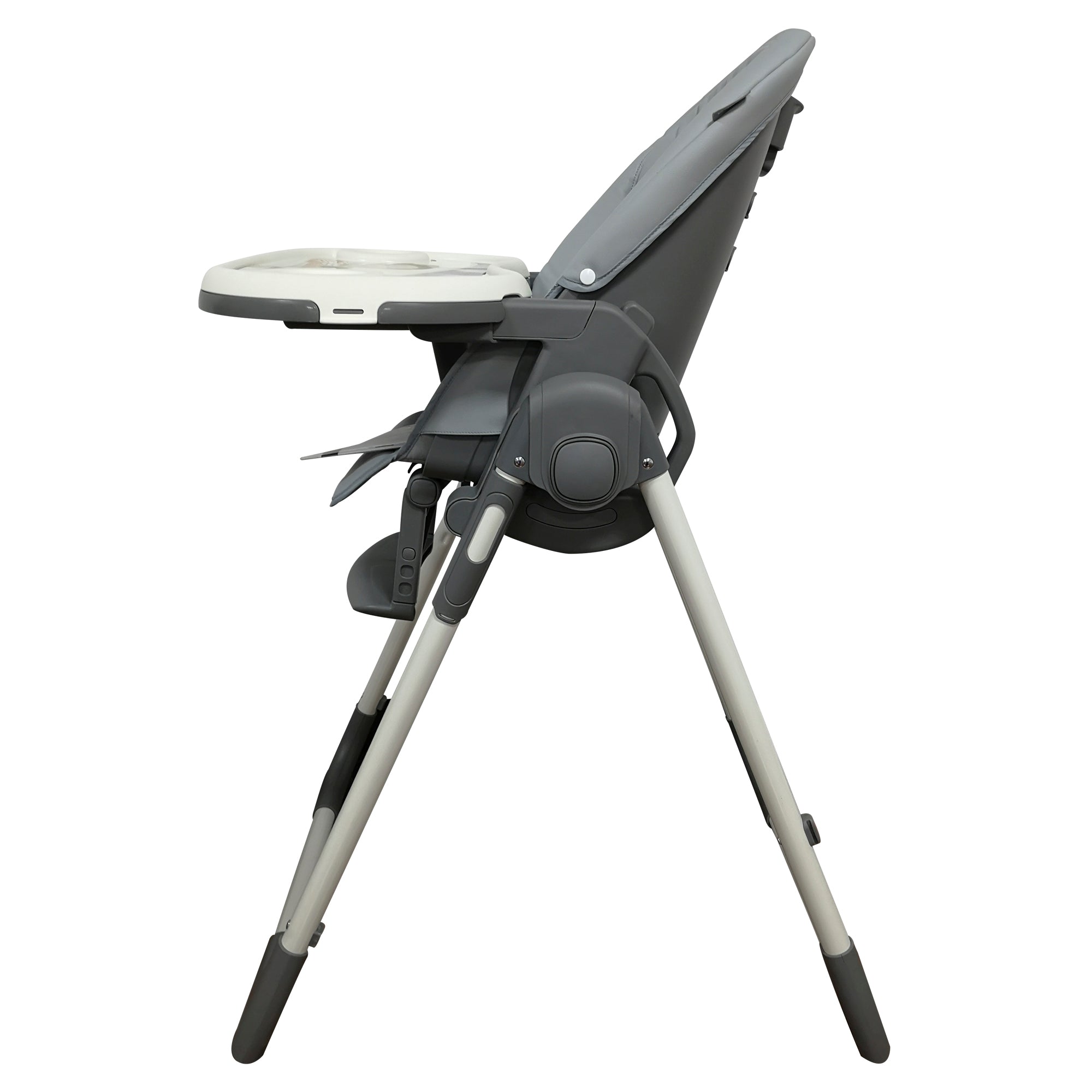 Silla Comedor Ezra Deluxe Gris Ebaby® perfil
