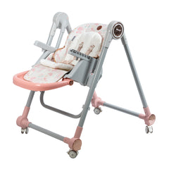 Silla Comedor Mecedora Gravy Rosa Unicornios Ebaby