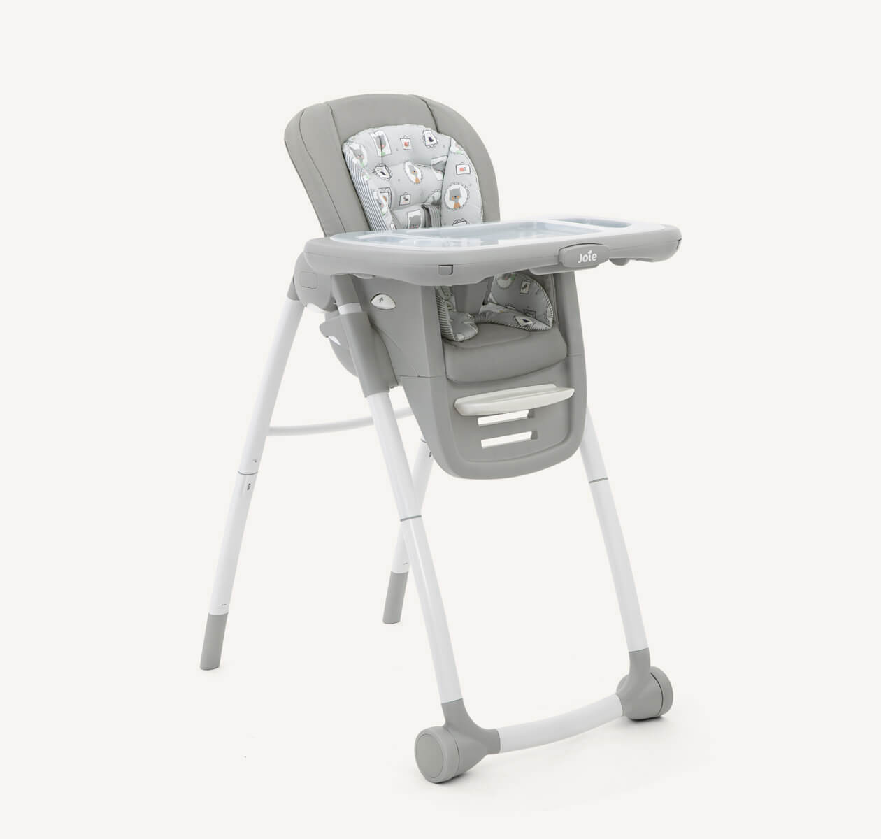 Silla Comedor Multiply 6 En 1 Animales Gris Joie