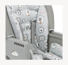 Silla Comedor Multiply 6 En 1 Animales Gris Joie estampado