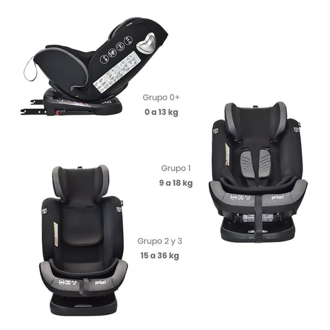 Silla De Carro First Plus Priori Negro