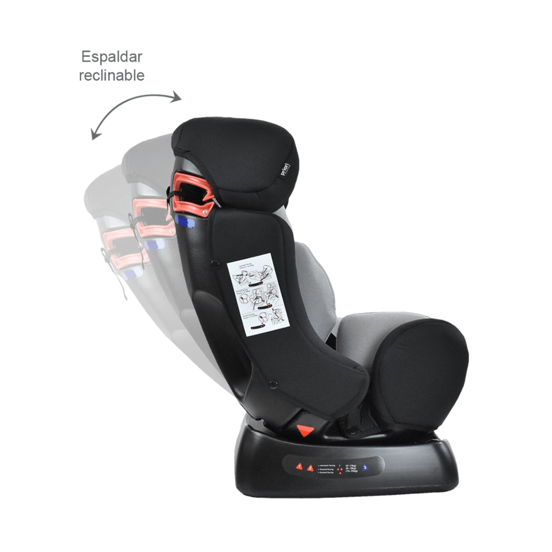 Silla De Carro Focus Gris Priori reclinable
