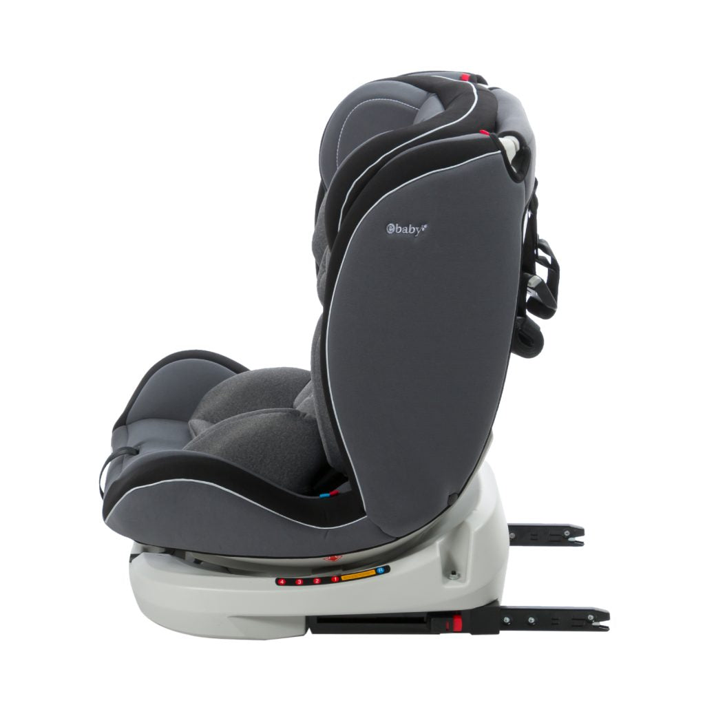Silla De Carro Louis Isofix Gris Claro Ebaby Lateral