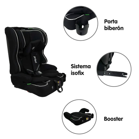 Silla De Carro Mas Isize Negro Priori detalles
