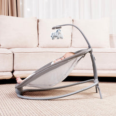 Silla Eléctrica Mecedora y Columpio Zebra Gris PERFIL
