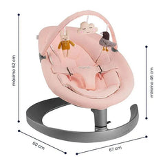 Silla Mecedora Leaf Grow Peach Nuna medidas