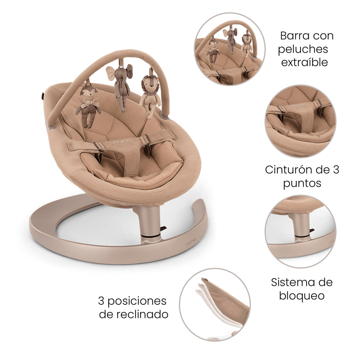 Silla Mecedora Leaf Grow Teddy Nuna