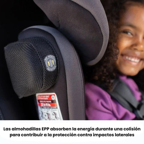 Silla de Carro Hybrida SL 3 En 1 Gris Baby Trend Impactos
