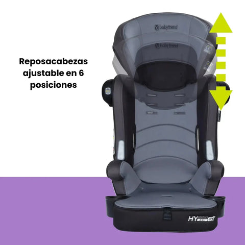 Silla de Carro Hybrid SL 3 En 1 Gris Baby Trend Ajustable