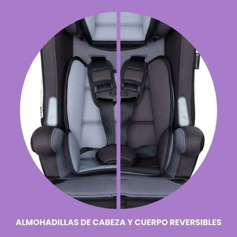 Silla de Carro Hybrid SL 3 En 1 Gris Baby Trend Reversible
