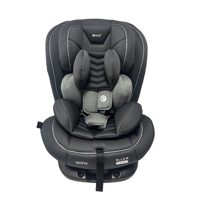 Silla de Carro Isofix Finn Gris Claro Ebaby