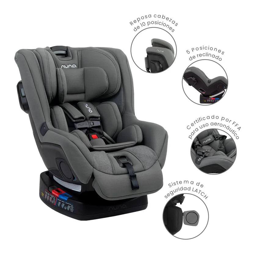 Silla de Carro Rava Next Granite Nuna Funciones