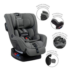 Silla de Carro Rava Next Granite Nuna Funciones