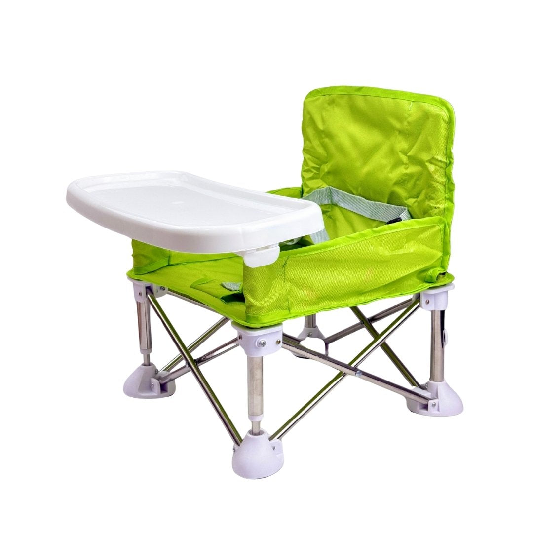 Silla Comedor Viajera Portatil Verde