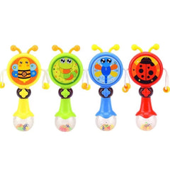 Sonajero Pandereta Estimulación Animales Colores