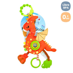 Sonajero Peluche de Estimulación Dragon