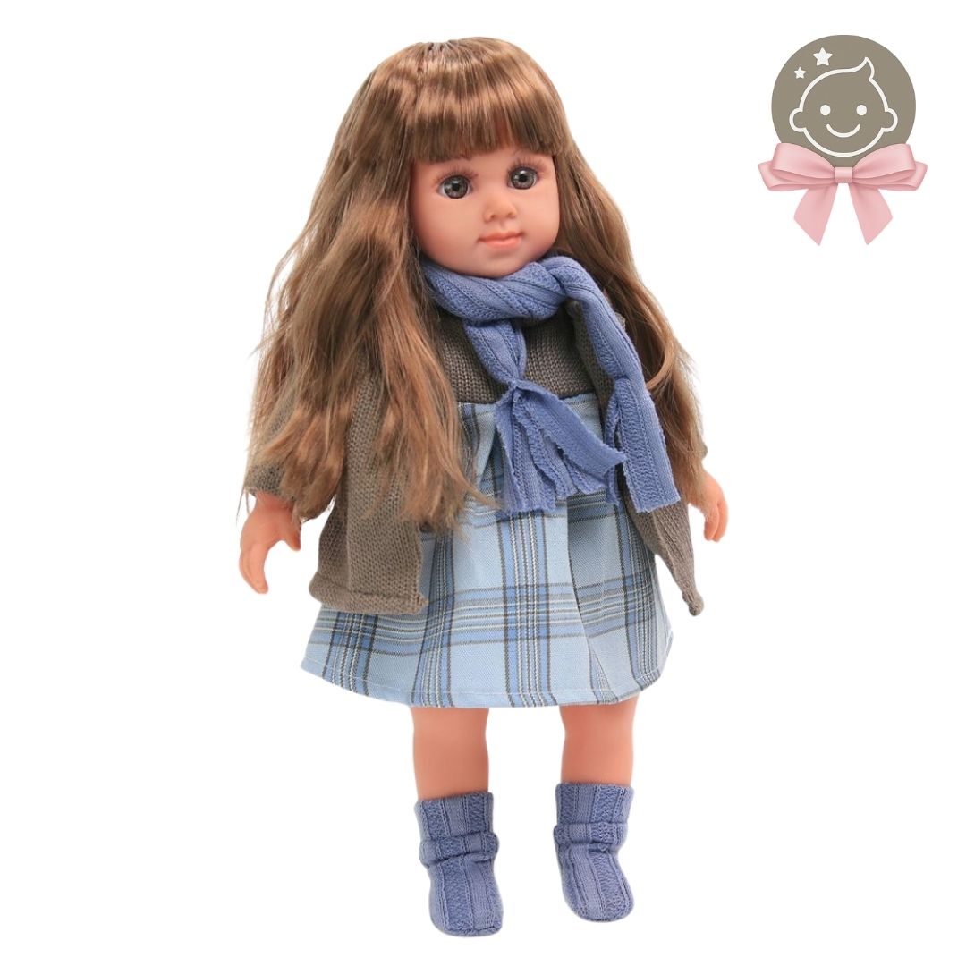 Jueguete Muñeca Dulce Angel Azul