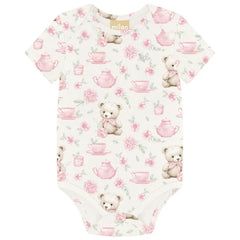 Body Estampado Oso Rosa Milon