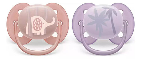 Set 2 Chupo Entretenedor Ultra Soft Palmeras 0-6m