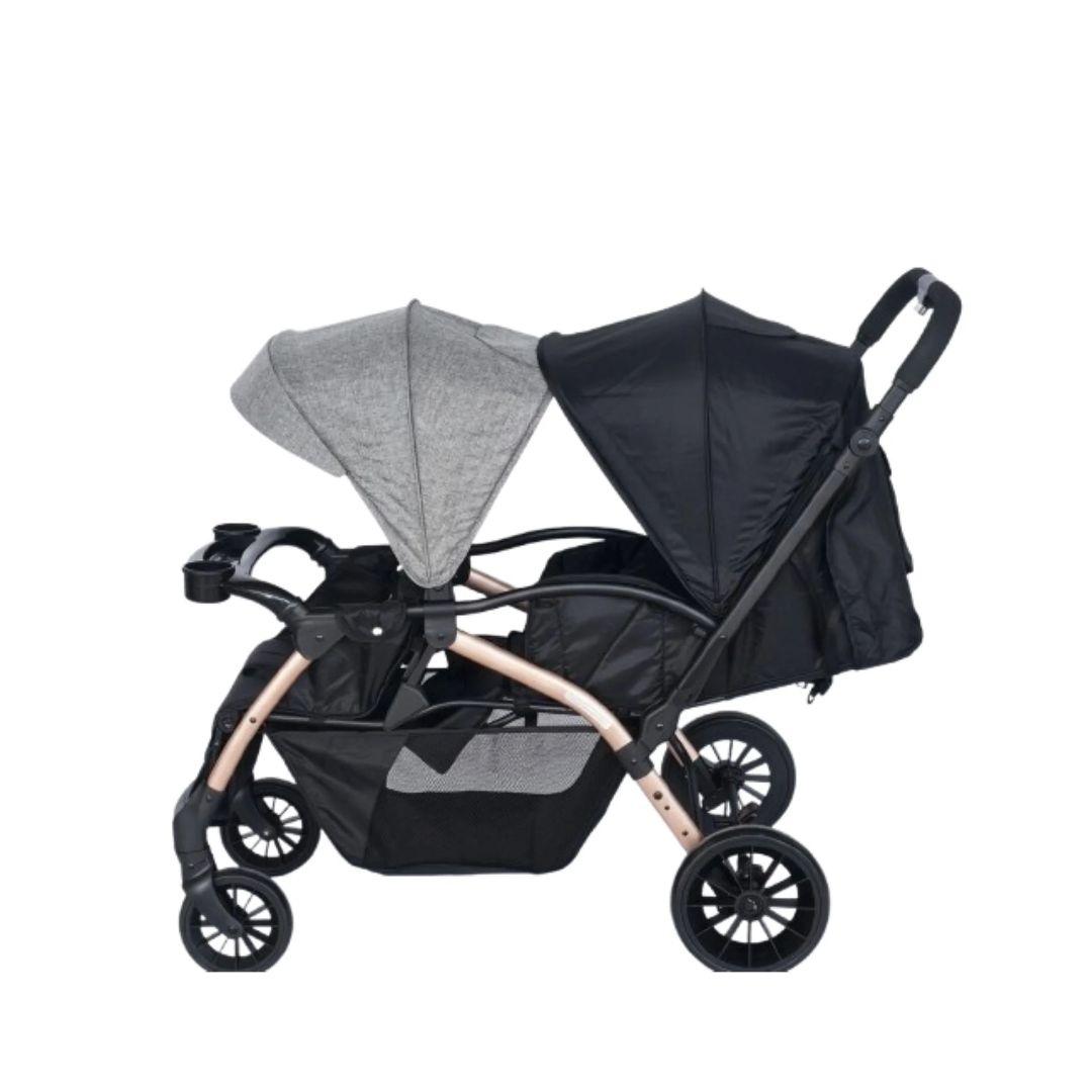 Coche Gemelar Kipto Dual Gris Ebaby® 